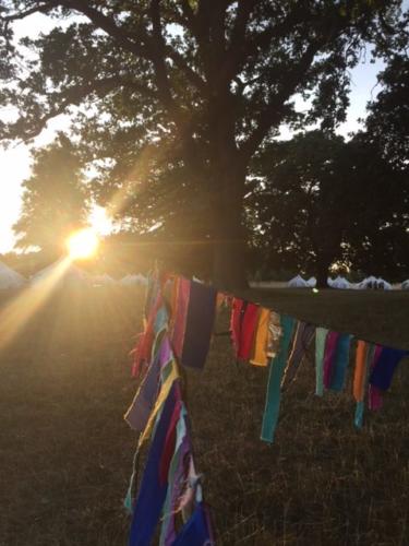 The sun setting at Wilderness