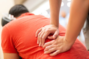 on-site seated office massage